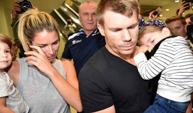 David Warner''s wife miscarried after ball-tampering scandal