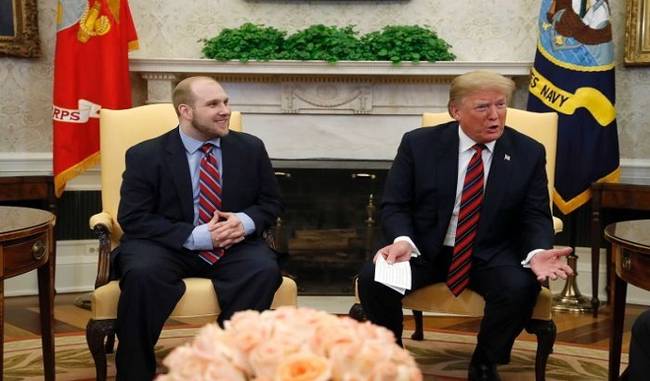 Joshua Holt is released by Venezuela, arrives in the US