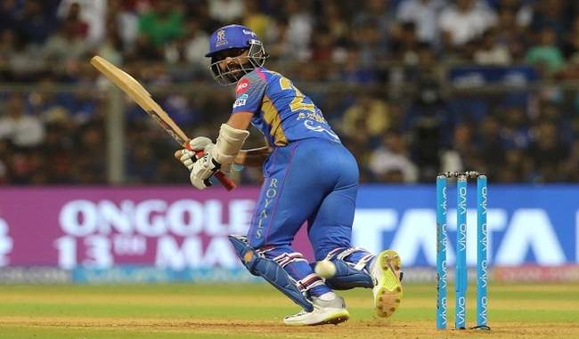 Rahane Fined Rs 12 Lakh For Slow-over Rate Against MI