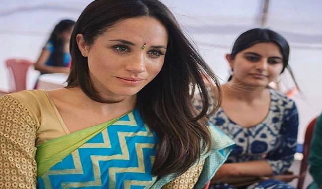 Meghan Markle wears saree and bindi in this throwback pic from India trip