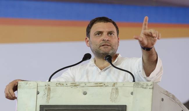 Rahul Gandhi said government claiming to buy shoes and clothes from soldiers