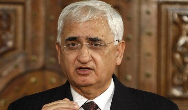 The fake assumption that the situation was a to-do case: Salman Khurshid