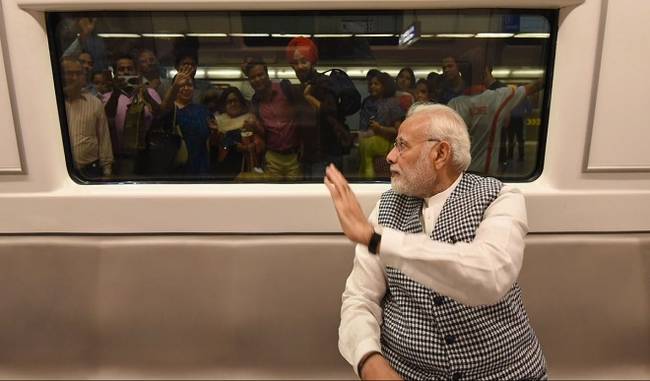 Narendra Modi likely to inaugurate Delhi Metro''s 11.2 km-long Mundka-Bahadurgarh corridor on Green Line tomorrow