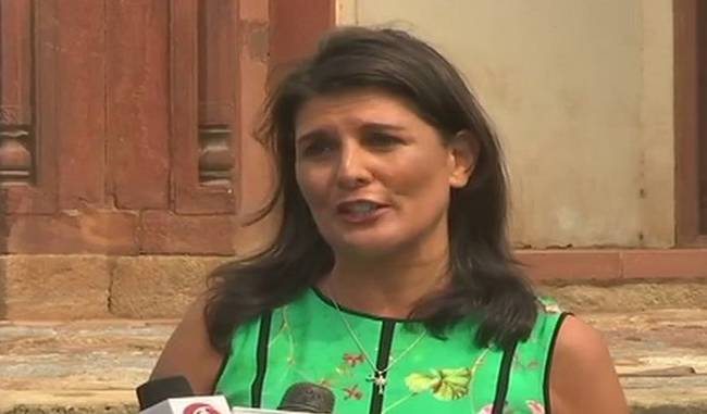 India journey aims to strengthen relations: Nikki Haley