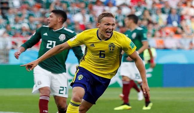 FIFA: Sweden beat Mexico 3-0, in both knockouts