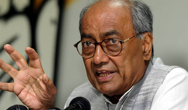 Modi government trying to reduce the importance of army: Digvijay Singh