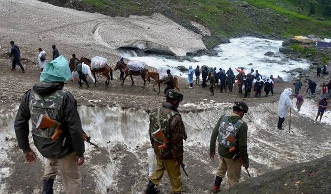 Amarnath Yatra Suspended From Baltal Route Due to Inclement Weather