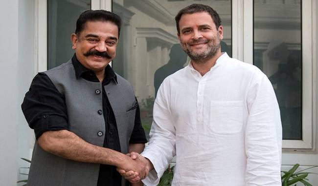 Kamal Haasan meets Rahul Gandhi in New Delhi, discuss political situation in Tamil Nadu