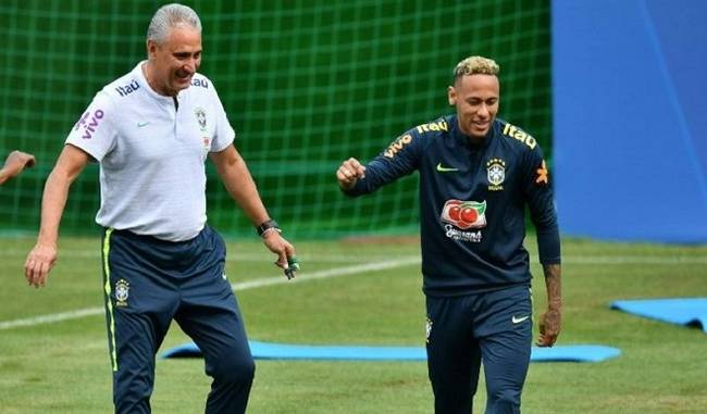 Neymar returns to training,Brazil Football Federation