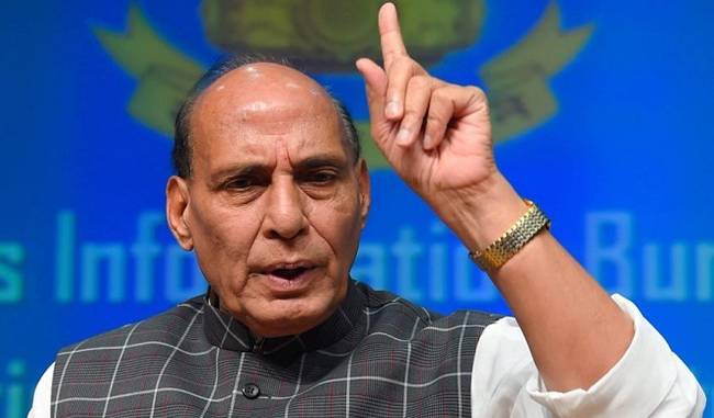 Centre wants terrorism to end in Kashmir, says Rajnath Singh