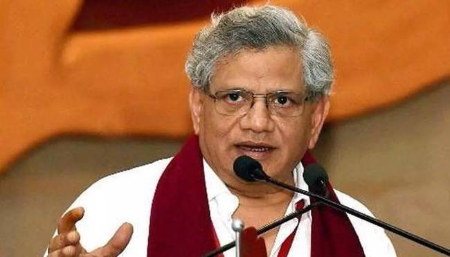 Sitaram Yechury said, the government is just doing a spectacle of publicity