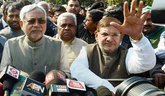 Sharad Yadav opposes Nitish kumar return in mahagathbandhan