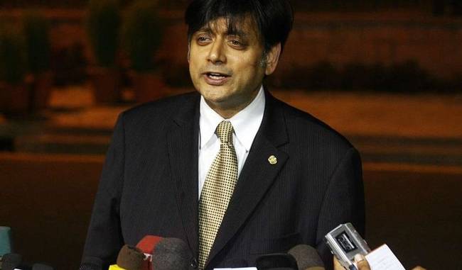 Tharoor said the concept of Hindu Nation of RSS, the shadow of Pakistan