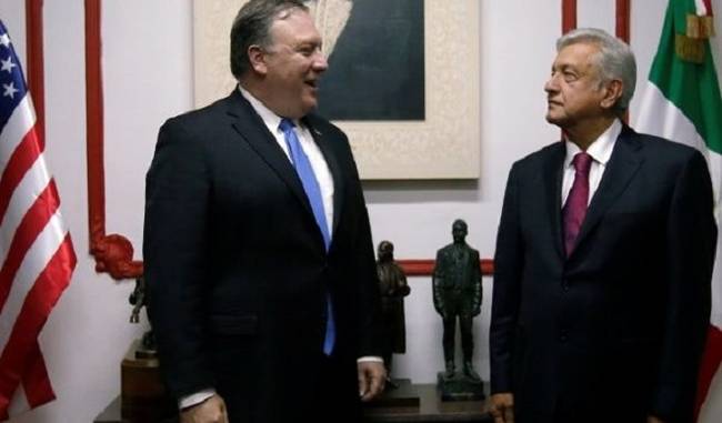 Pompeo meets Mexico elected President AMLO