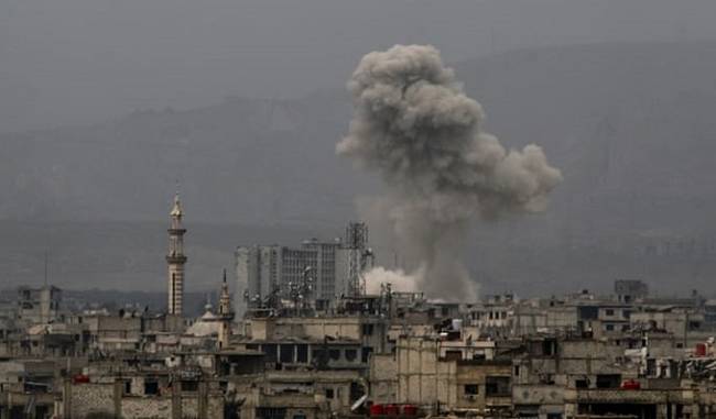 Syrian government targets insurgents near Golan