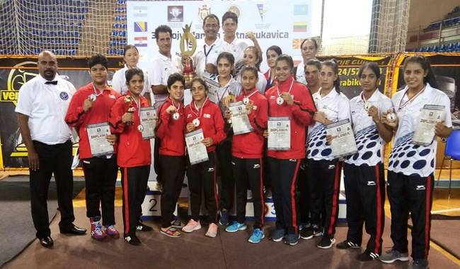 Indian young boxers perform in Serbia