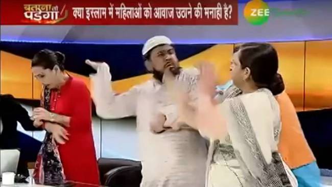 Maulana arrested for assaulting woman during live show
