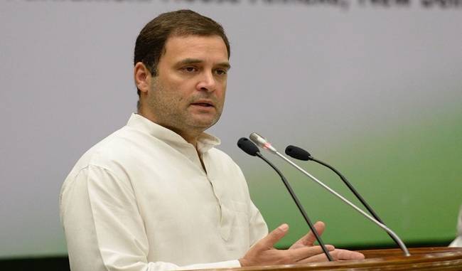 Congress people fight for the oppressed people: Rahul Gandhi