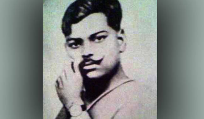 Chandrasekhar popularly known as by his self-taken name Azad