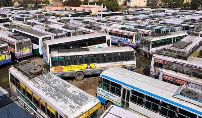 Rajasthan roadways buses stay off road