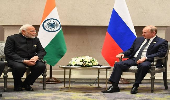 PM Modi meets Russian President