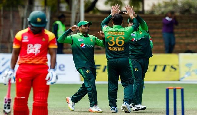 Pakistan beat Zimbabwe in first odi
