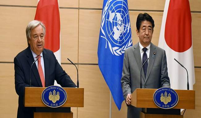 un-chief-expresses-full-support-for-us-japan-dialogue-with-north-korea