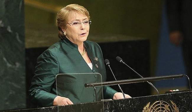 former-chile-president-bachelet-named-new-un-human-rights-chief
