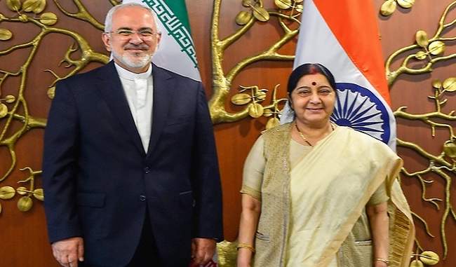 swaraj-meets-iranian-foreign-minister