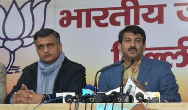 aap-workers-are-spreading-lies-against-the-bjp-says-manoj-tiwari