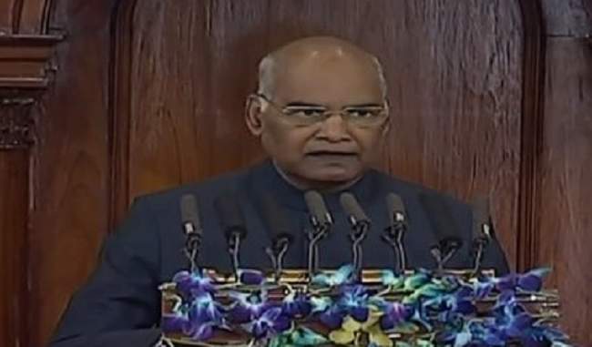 gst-is-a-long-term-policy-says-president-kovind-in-budget-session