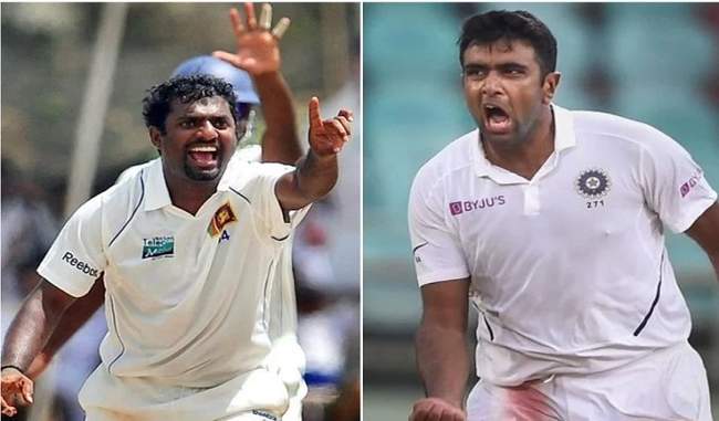 ashwin-equals-muralitharan-s-record-of-fastest-350-test-wickets