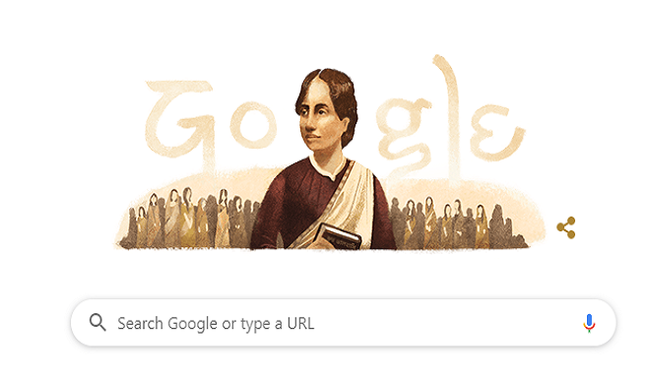 google-remembers-bengali-poetess-kamini-roy-by-making-a-doodle