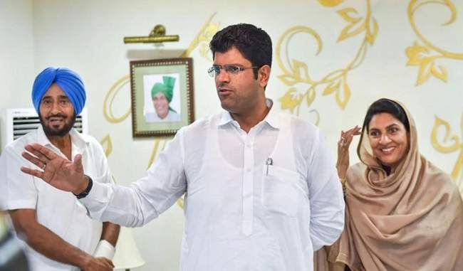not-dushyant-his-name-came-to-the-jjp-in-haryana-as-deputy-chief-minister