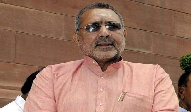 patna-giriraj-said-due-to-rain-and-flood-this-is-not-a-natural-disaster-the-government-failure