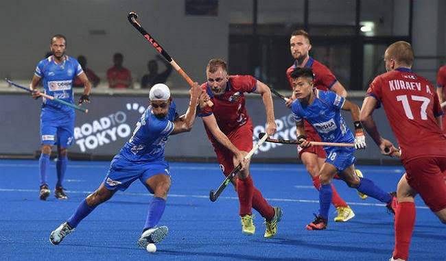 indian-men-s-hockey-team-defeated-russia-by-two-goals-from-mandeep