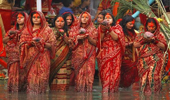 chhath-puja-is-being-celebrated-with-great-enthusiasm