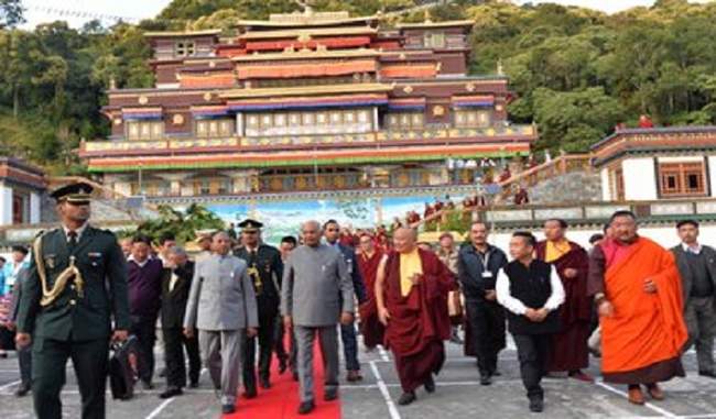 president-ram-nath-kovind-praised-sikkim-for-its-atmosphere-of-peace-and-harmony