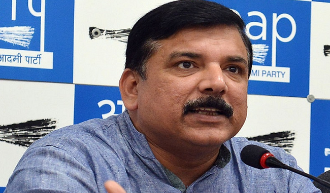 a-direct-contest-between-aap-and-bjp-in-delhi-out-of-congress-race-says-sanjay-singh