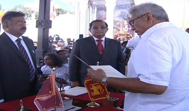 गोटाबाया राजपक्षे ने श्रीलंका के राष्ट्रपति के रूप में ली शपथ, ट्वीट कर जताई खुशी