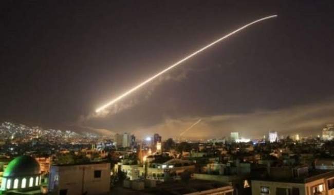 सीरिया ने इजराइल की मिसाइलों को हवा में ही किया ध्वस्त