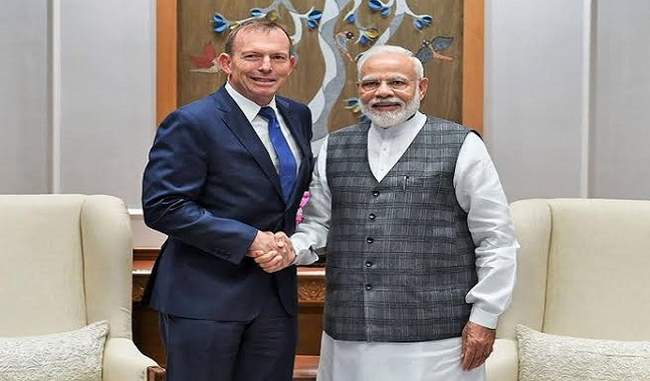 ऑस्ट्रेलिया के पूर्व PM टोनी एबॉट ने की प्रधानमंत्री नरेंद्र मोदी से मुलाकात