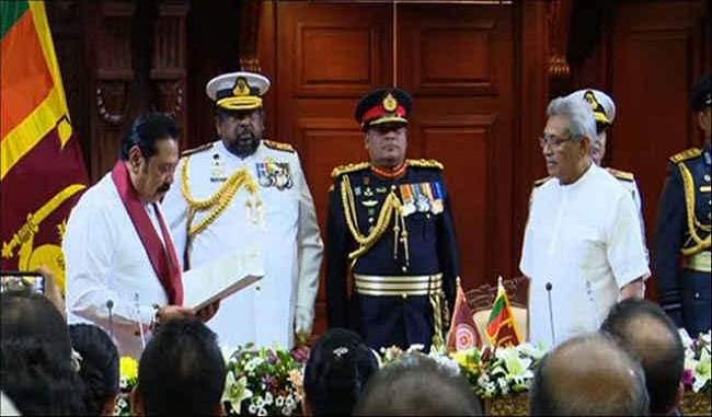 mahinda-rajapaksa-sworn-in-as-the-prime-minister-of-sri-lanka