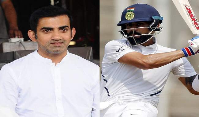 gambhir-s-advice-to-captain-kohli-use-of-fast-bowlers-in-floodlights-at-day-night-match
