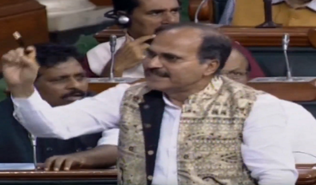 congress-uproar-in-lok-sabha-against-spg-security-withdrawal-from-gandhi-family