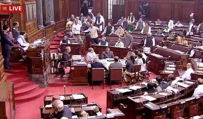 opposition-surrounded-the-government-on-the-issue-of-electoral-meter-after-heavy-uproar-rajya-sabha-continued-to-advertise-till-12-noon