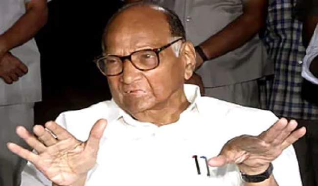 pawar-said-on-maharashtra-s-pitch-people-elected-us-for-opposition-bjp-shiv-sena-come-together-to-form-government