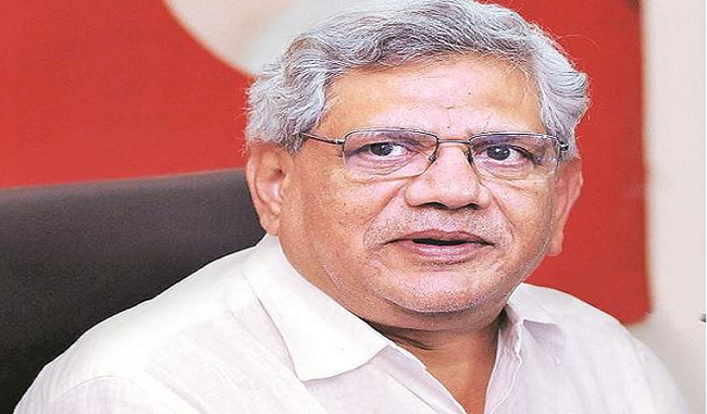 bjp-bringing-alive-the-principle-of-two-nation-through-cab-says-yechury