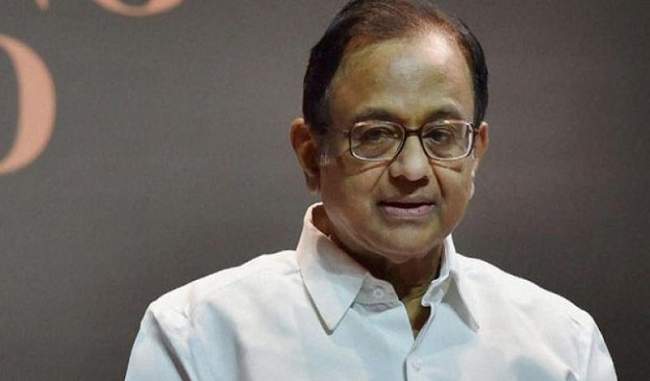 p-chidambaram-the-former-finance-minister-present-before-the-ed-in-the-money-laundering-case