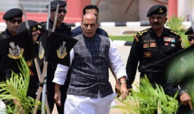 rajnath-singhs-residence-for-a-high-level-meeting